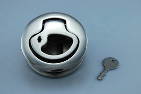 Latch lock with key