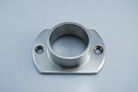 Oblong base flange with two holds